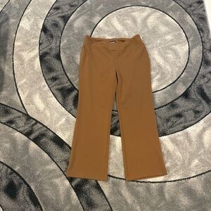 Elegant Tan Women's Boot Cut Pants